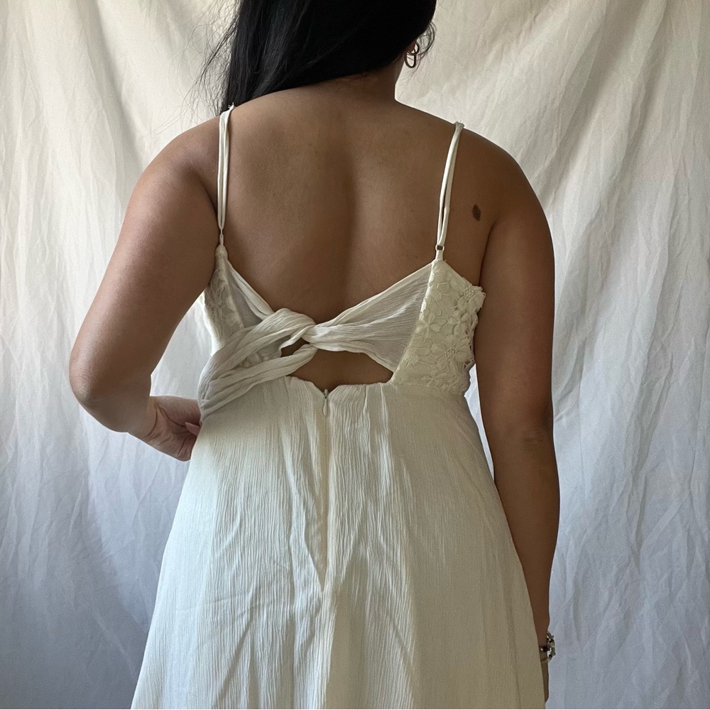 White floral lace dress - Picture 6 of 6